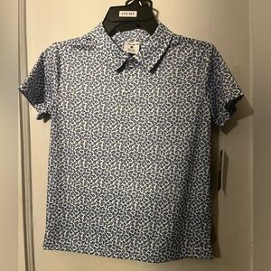 Layer 8 Kids Set - Navy and White Pattern